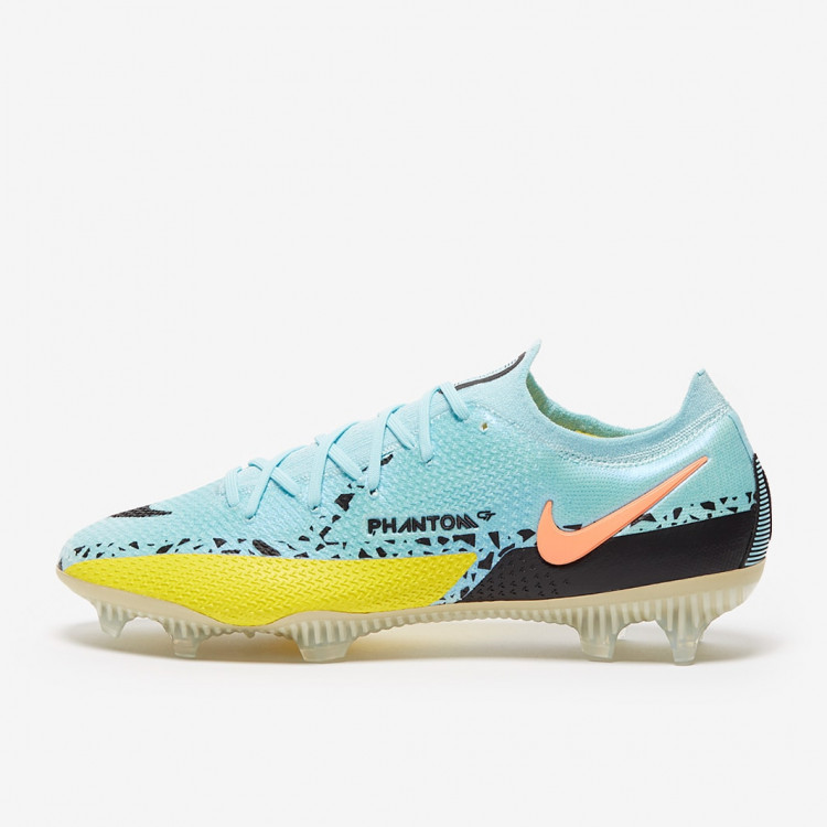 Бутсы футбольные Nike Phantom GT 2 Elite FG желтый / голубой / черный ...