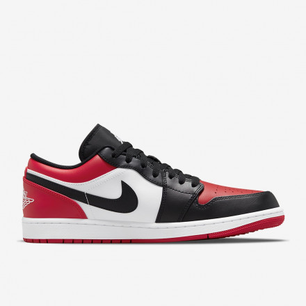 Кроссовки Air Jordan 1 Low Bred Toe