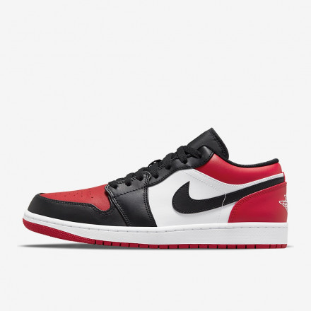 Кроссовки Air Jordan 1 Low Bred Toe